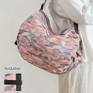 Foldable Large Capacity Travel Bag - Waterproof & Durable, Perfect for Shopping/Picnic/Gym/Swim/College, Must-Have Packing Organizer,College Foldable Bag, Travel Folding Bag