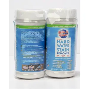 212 MAIN BriteWipes Ultimate Hard Water Remover Cleaning Towel - 2-Pack Cleaner for Stainless Steel, Household Hardwater, Pet Odor & Stain Needs