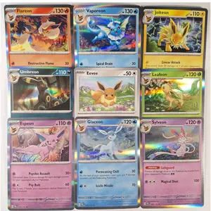 Complete Eeveelution Holo Set | 9 Holo Cards + Eevee | Pokémon Collection