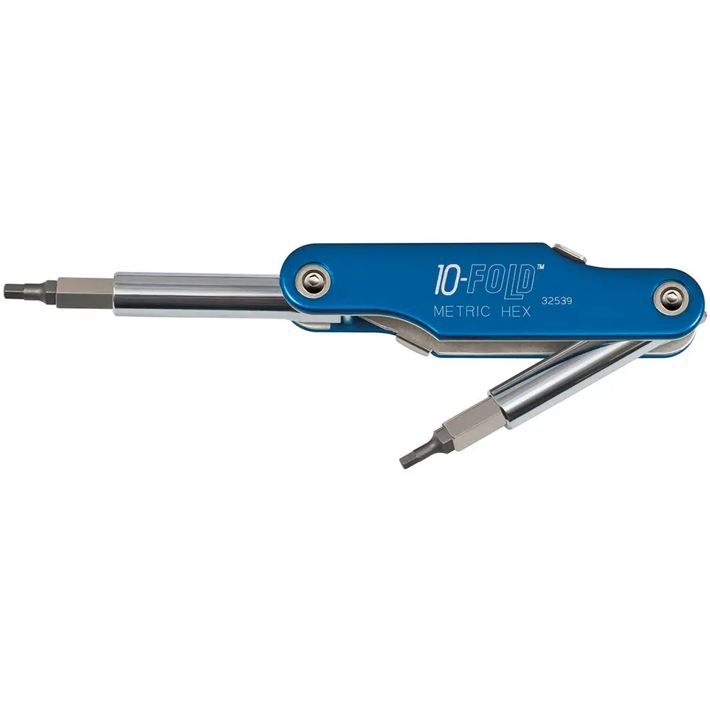 Klein Tools 32539 10-Fold Screwdriver Screwdriver / Nut Driver, Metric Hex