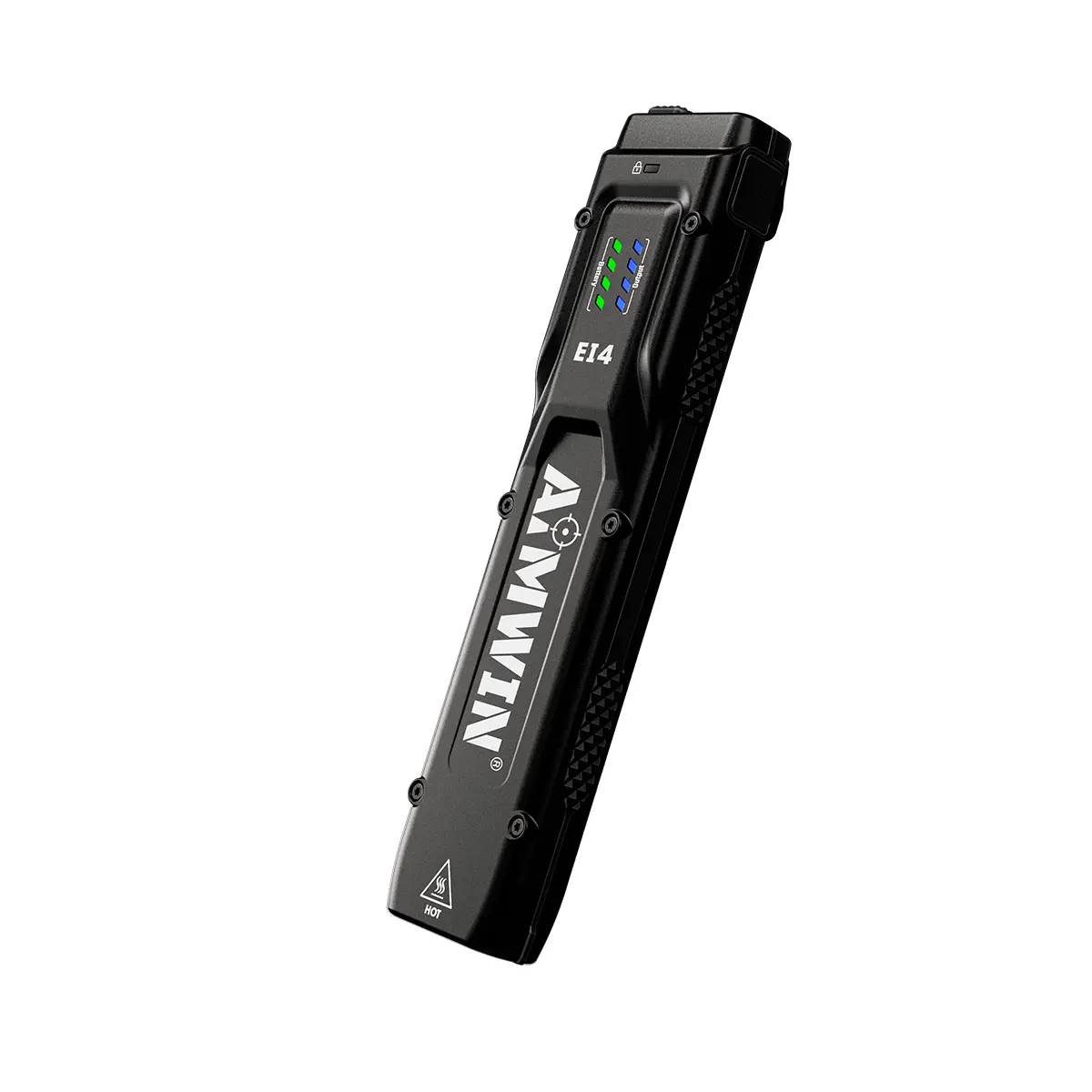 AIMWIN EI4 3000 Lumen Ultra Slim EDC Flat Tactical Flashlight, Super Compact with Strong Clip, USB-C Rechargeable, Dual Tail Button Rapid Control, For backpack and outdoor camping, Alternative to Nitecore and Olight, Father's Day Gift for Dad