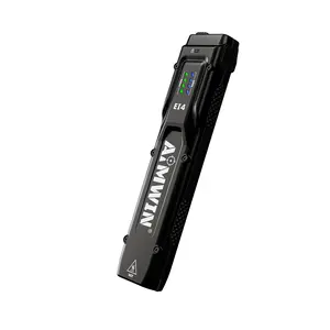 AIMWIN EI4 3000 Lumen Ultra Slim EDC Flat Tactical Flashlight, USB-C Rechargeable, Compact Arkpro High Lumen with Clip,Sliding Lock Olight Switch Sticker