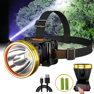 Type-C USB Waterproof Outdoor Motion Sensor Super Bright Headlamp for Camping Running Fishing Cycling Headlight
