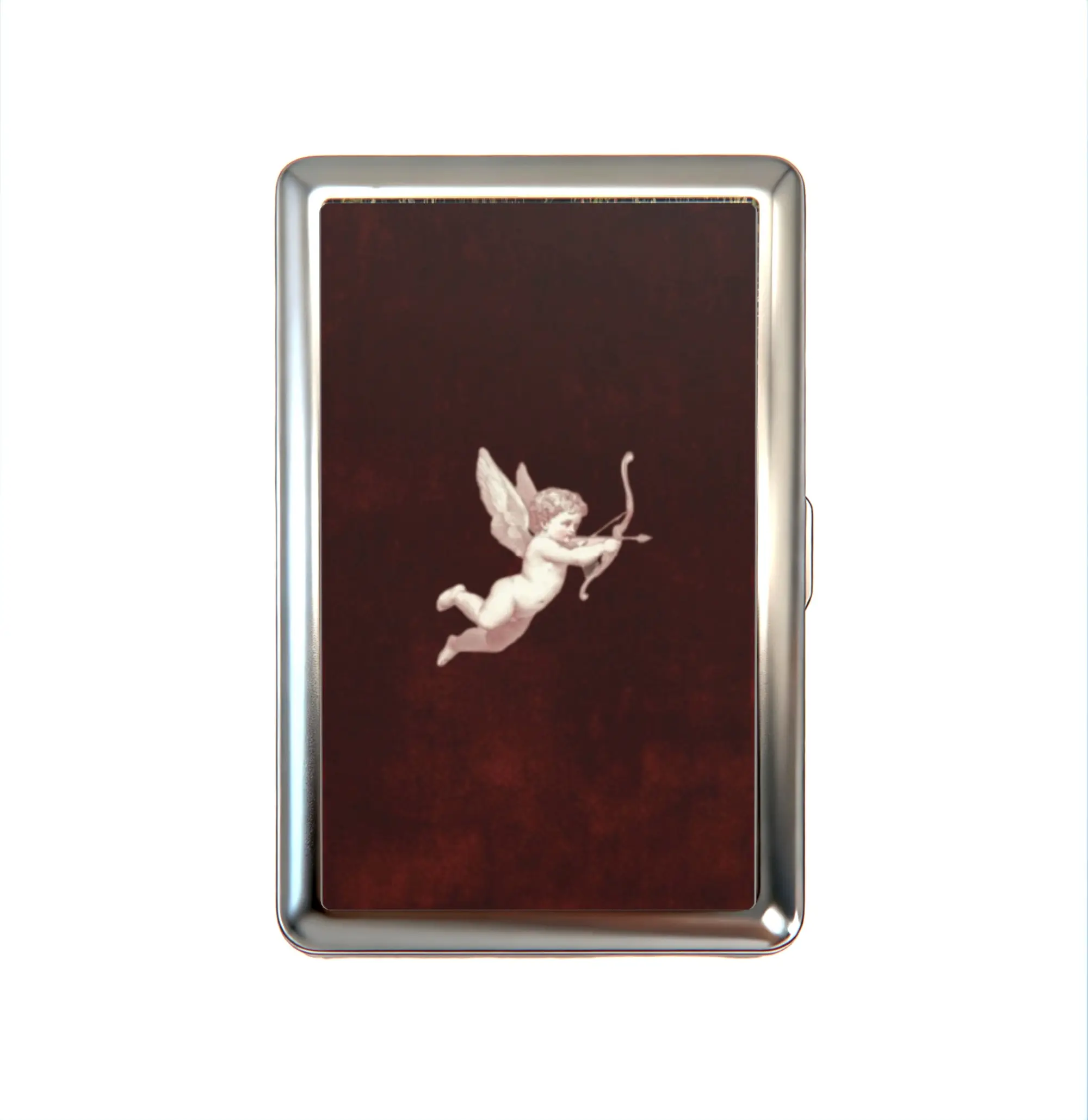 Vintage Metal Wallet Card Holder Tin Box – Business Card, ID & Small Trinket Case