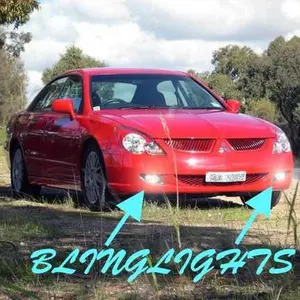 For 2004 2005 Mitsubishi Magna Verada Xenon HalogenFog Lamps Driving Lights Foglamps Foglights TW Kit