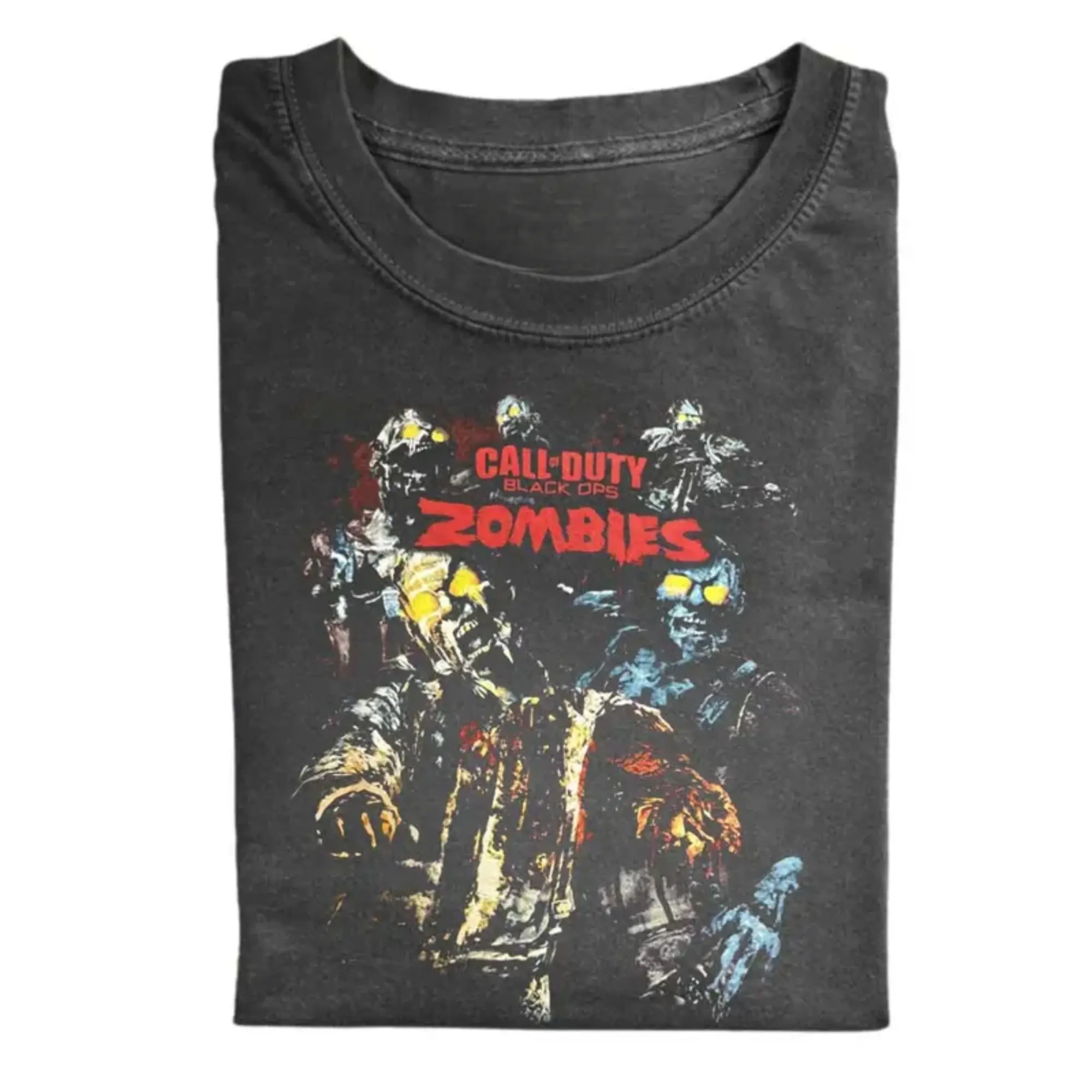 The Vintage 2011 Call of Duty Zombies T-shirt, Horror Game T-shirt, Crew Neck T-shirt, Trending T-shirt, Gift for Men, Gift for Women, Menswear Womenswear Streetwear Cotton Comfort