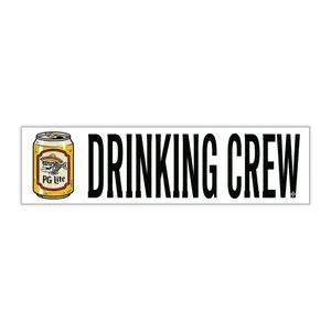 Drinking Crew Bumper Sticker