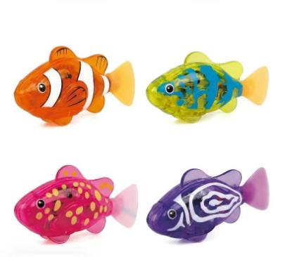 Magic Glowing Swimming Fish - An interactive water-sensing activated light-up toy,the perfect gift for infants and toddlers.