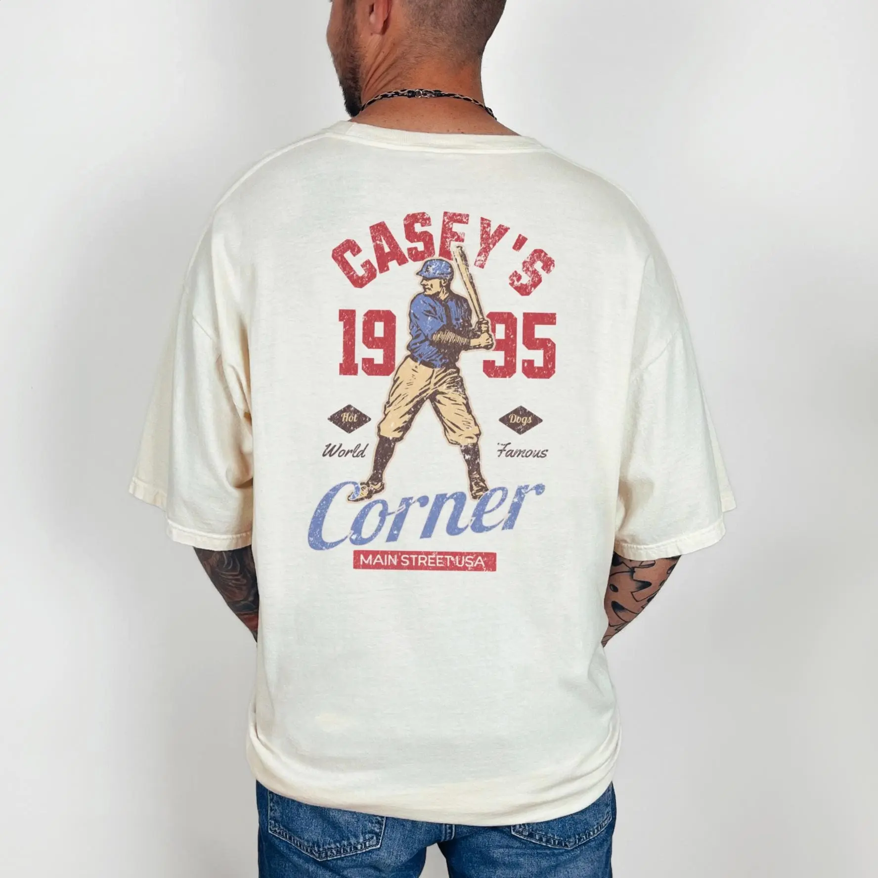 Casey's Corner Distressed T-shirt, Movie Shirt