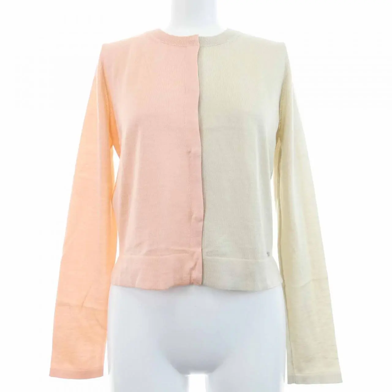 Pre-owned FENDI Cashmere Small Leather Goods Silk Cardigan