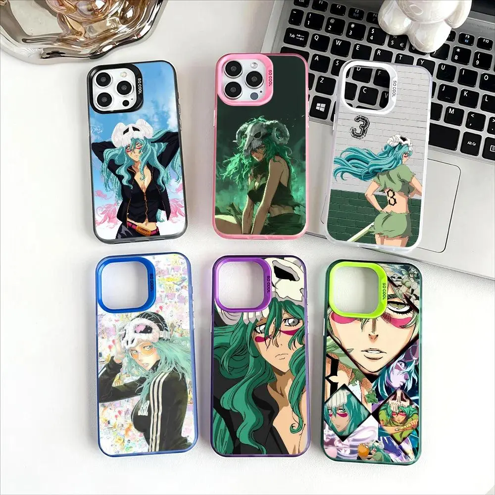 Nelliel B-Bleach Anime Phone Case For Apple 11 12 13 14 15 16Pro Max Plus Protect Plating Phone Cover