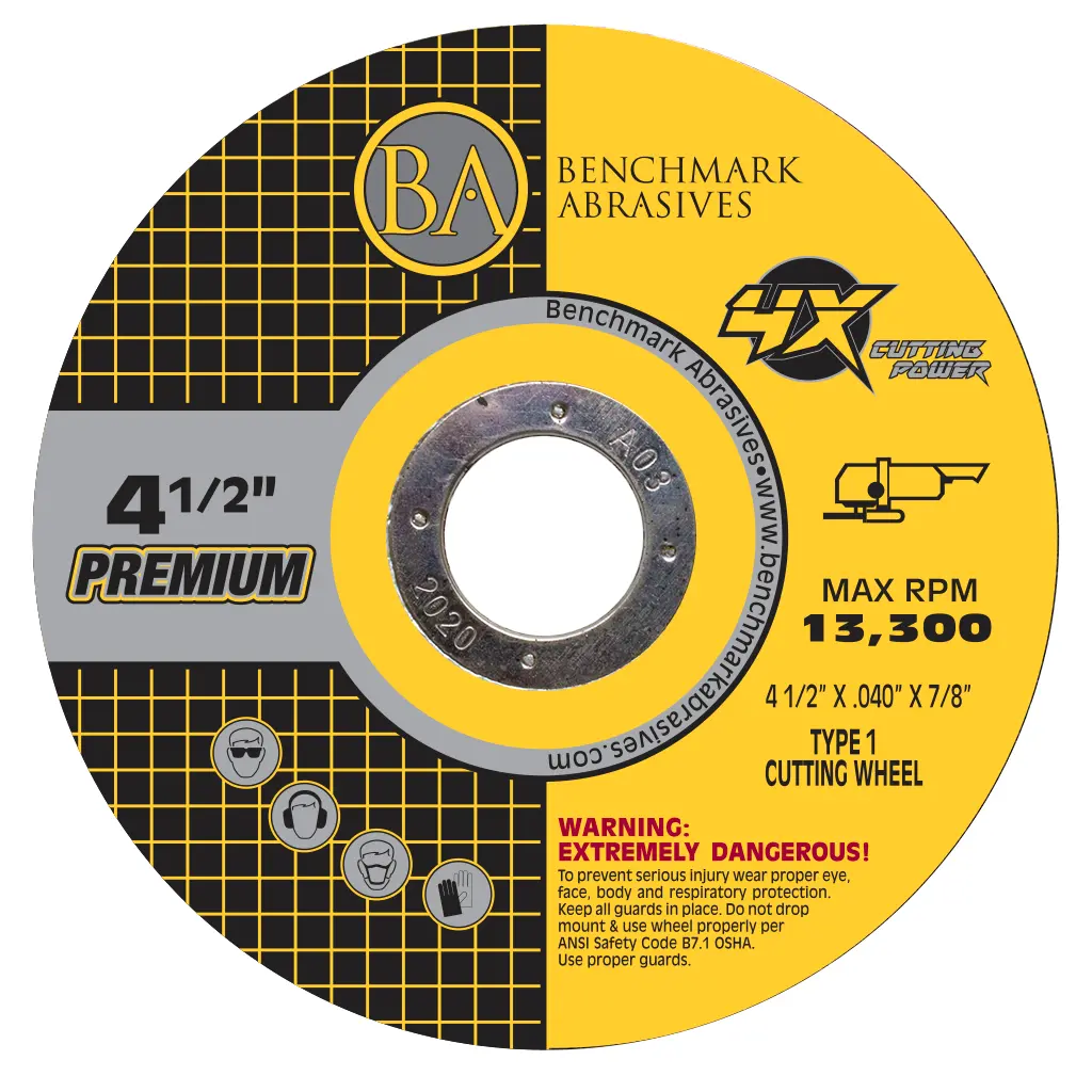 25 Pieces 4-1/2" X.040 X 7/8"" T1 Flat Disc Aluminum Oxide Ceramic Cutting Wheels, High Performance Cool-Cut Inch-Sized Hand Tool for Cast Iron, Wrought Iron (None Included Note) – Tools & Hardware