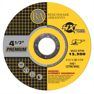 4-1/2" x .040 x 7/8" T1 High Performance 4X Ceramic Cutting Wheels