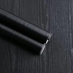 Wood Grain Pattern Self-adhesive Wallpaper, Decorative Wallpaper, Vintage Furniture Cabinet Table Chair Room Background Wall Sticker, Peel and Stick Wallpaper