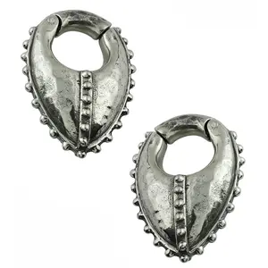 Sentry White Brass Hinged Ear Weights Sentry White Brass Hinged Ear Weights