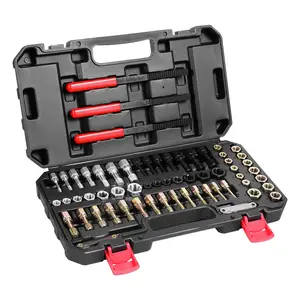61PCS Thread Chaser Set UNC UNF Metric Thread Restorer Tool Rethreading