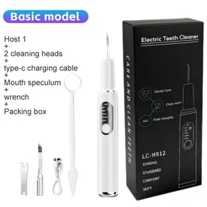 Ultrasonic Tooth Scaler Tartar Remover - Adjustable Modes, Waterproof, Cleansing Handle, Prevents Bad Breath, Portable Daily Home Oral Care Tool for Professional Plaque Removal
