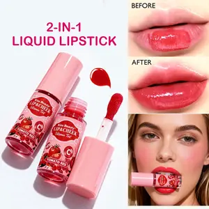 Dual-Use Lip and Cheek Color Liquid, Natural Whitening Lip Gloss, Easy Application, Perfect for Daily, Party, Fresh Makeup