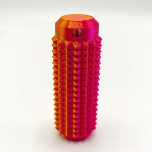 Everyday Comfort | Spiky Grippie Stim Keychain -Anxiety Relief & Stress Reduction, Portable Mini Roller Massager with Textured Spikes, Safe for Skin Relaxation Stick Solution