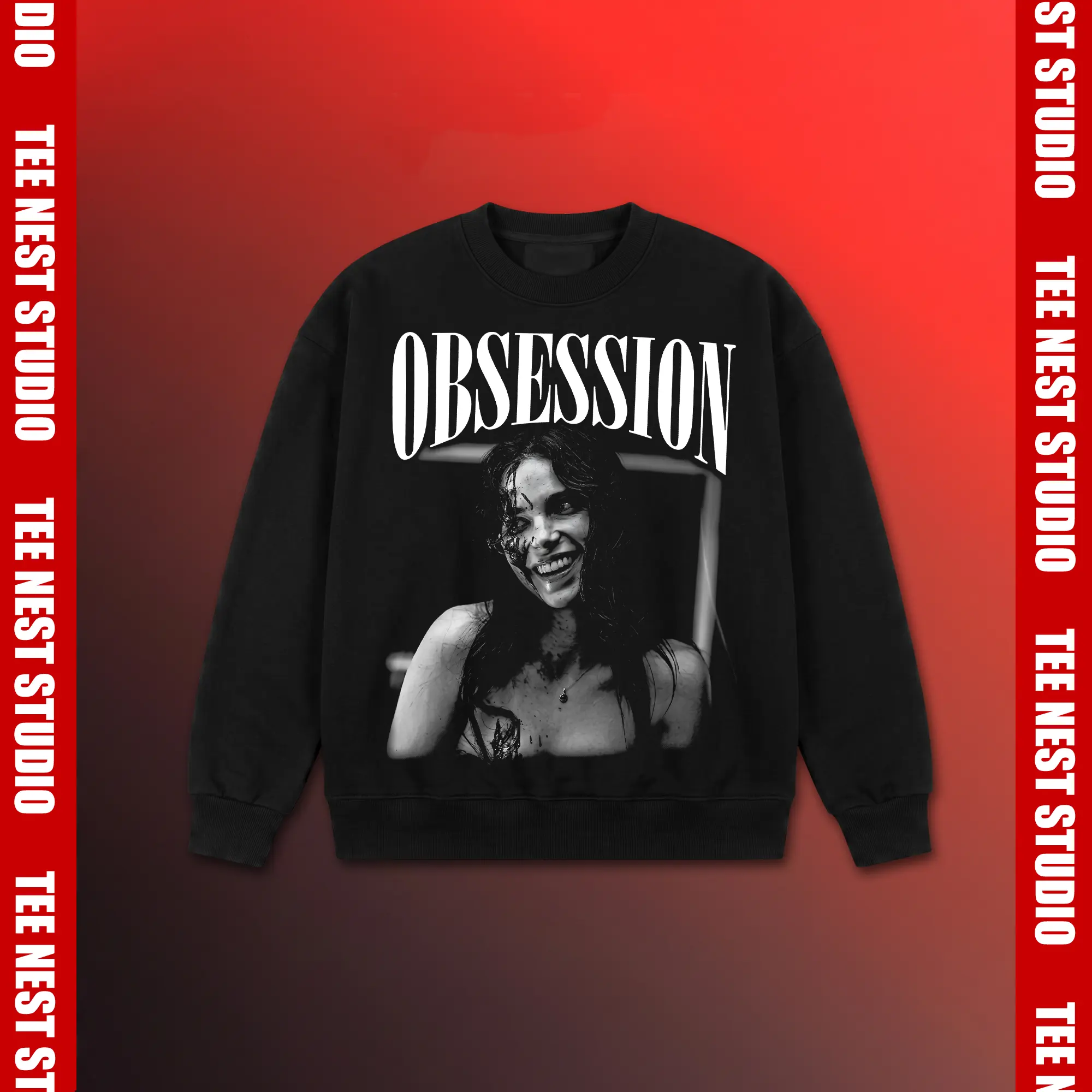 Women's 90s Nikki Freeman Horror Movie Merch Cotton Hoodie - Vintage Oversized Pullover, Independent Thriller Character Print Tee, Essential Comfortable Fashion Fit, Retro Indie Fan Gift, Heavyweight Streetwear