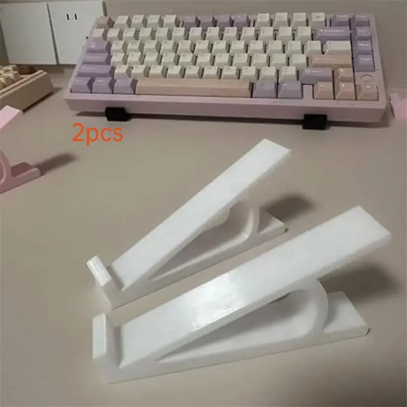 Ergonomic Design Keyboard Riser Stand, Anti-Slip Universal Support, Home Office Gaming Desk Organizer, Adjustable Height Keyboards