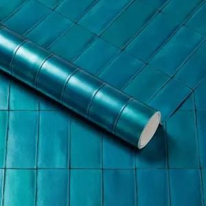 Artisan Tile Wallpaper Peacock Pearl - Threshold Artisan Tile Wallpaper Peacock Pearl - Threshold