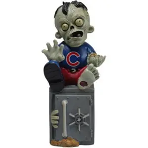 212 MAIN 10 in Hand-Painted Zombie Theme Figurine Bank - Sports Collectible Piggy Bank, Decorative Ornament for Collectibles Enthusiasts, 10 Inch