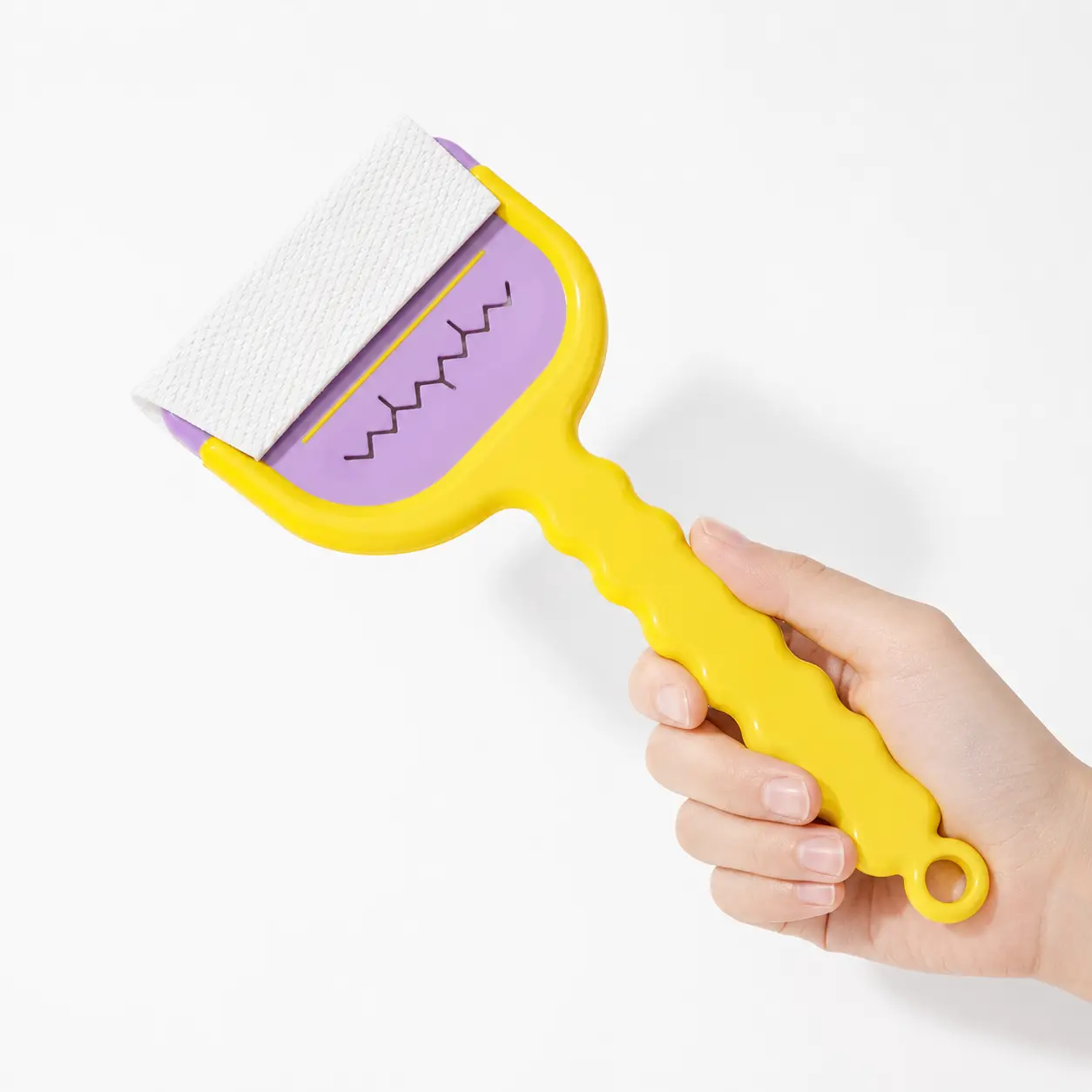 1 Count Mini Handheld Toilet Cleaning Brush, TPR Soft Scraper Head, for Bathroom Narrow Seam Groove and Blind Spot Cleaning