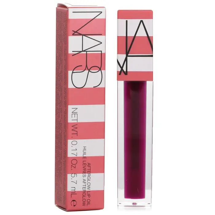 Nars Afterglow Lip Oil - #520 Wondrous, Makeup Cosmetic with Shea Wax and Raspberry Extract