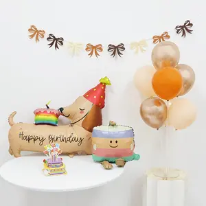 Standing Dog Balloon Decoration, Dog Theme Party Decor, Unique Standing Design, Perfect for Birthday Parties, Baby Shower, Pet Themed Events