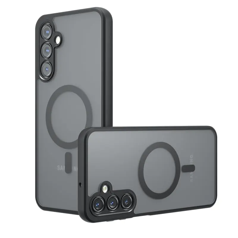 SUODUSI Suitable for Samsung Galaxy A57/A56/A54/A17/A16/A15/A14/A07/A06/A37/A36/A35 5G magnetic charging phone case, Magsafe military grade shockproof frosted protective case