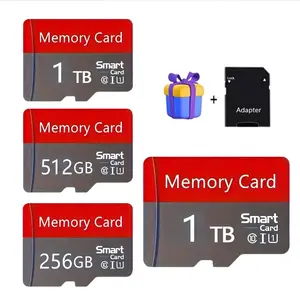 Waterproof Shockproof Micro TF Storage Card with Adapter, Compatible with Wireless Microphone Audio, Phone Files, Portable Game Console