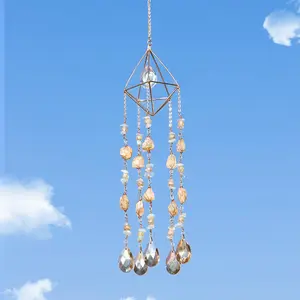 Sun Catcher, Boho Style Dream Catcher, Hanging Decor for Home Window & Garden, Home Decor Supplies