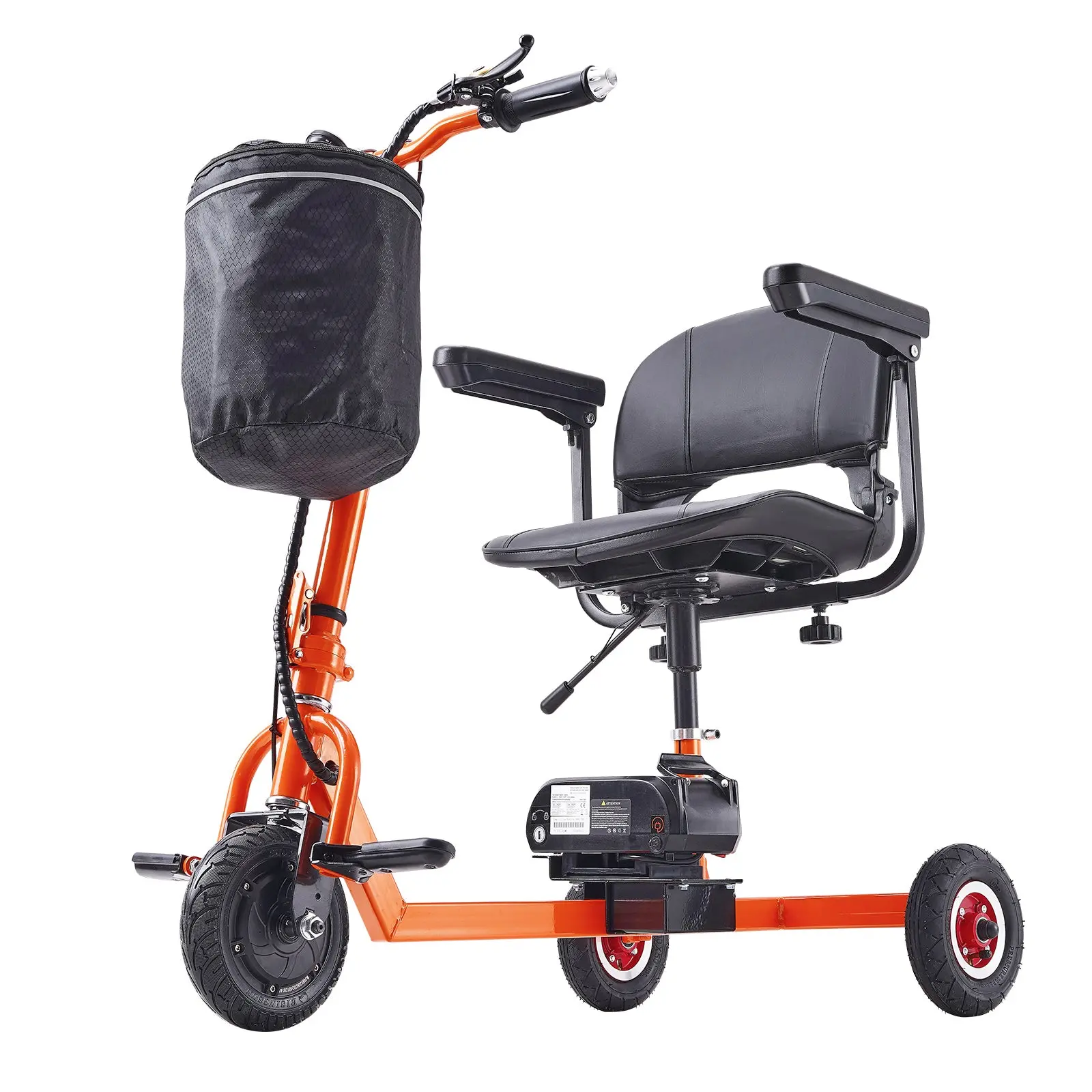 3 Wheel Travel Scooter Foldable Mobility Scooter Portable Scooter for Seniors Long Range