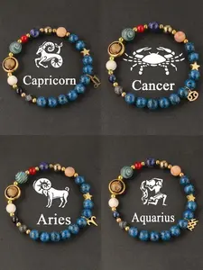 Chinese Zodiac Guardian Crystal Bracelet, unisex fashion jewelry, versatile accessory, the perfect birthday gift for your girlfriend or boyfriend, and a top choice for your birth year.