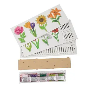 Crafts & Sewing Craft Buddy Crystal Art Flower Garden