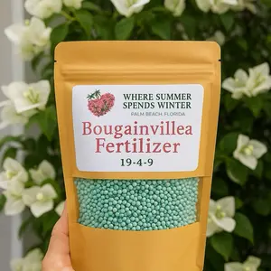 Where Summer Spends Winter Palm Beach Florida Bougainvillea Fertilizer 19-4-9 Plant Nutrition Product