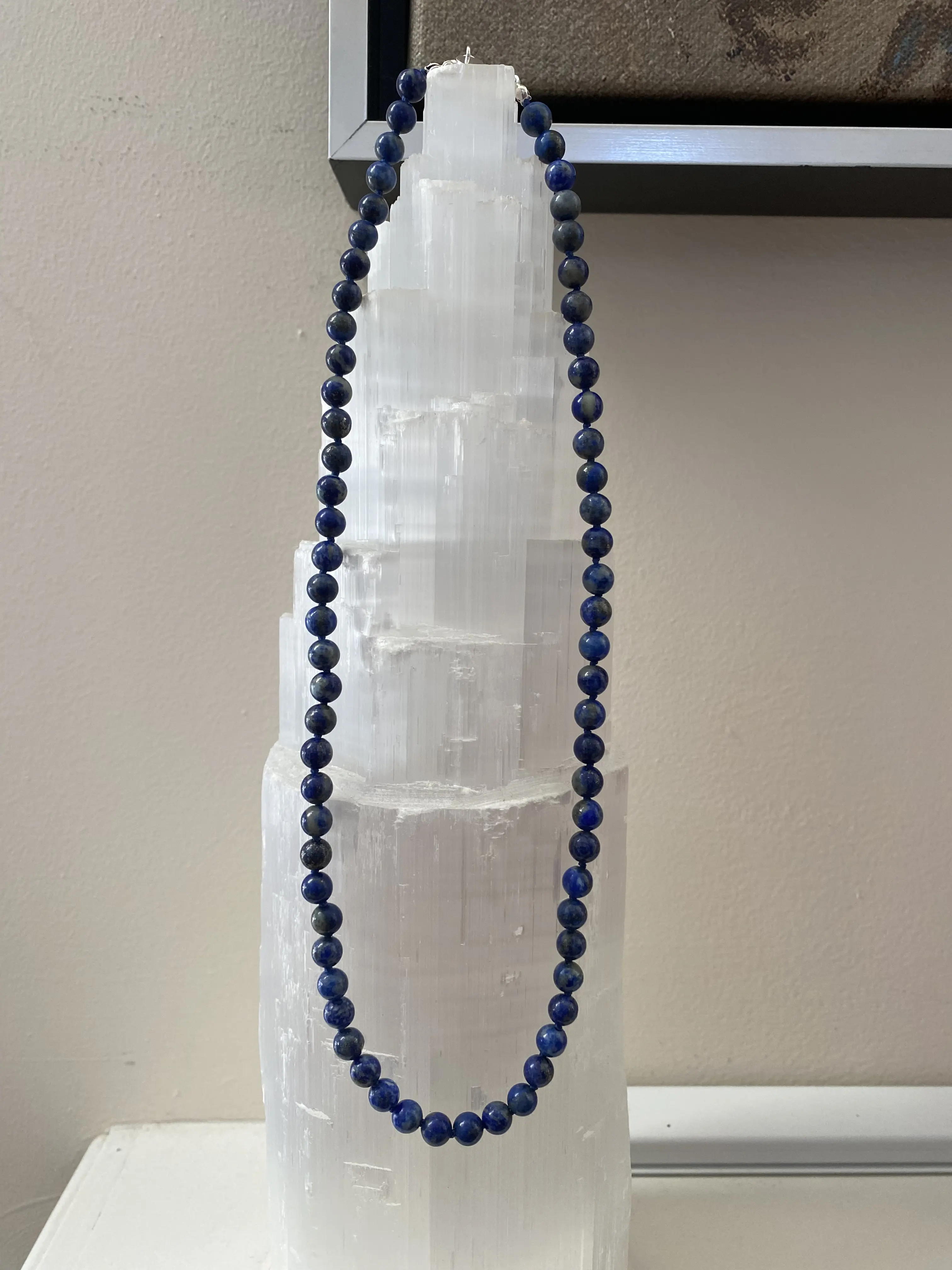 Handmade Blue Friendship Knotted Necklace Spiritual Chakra