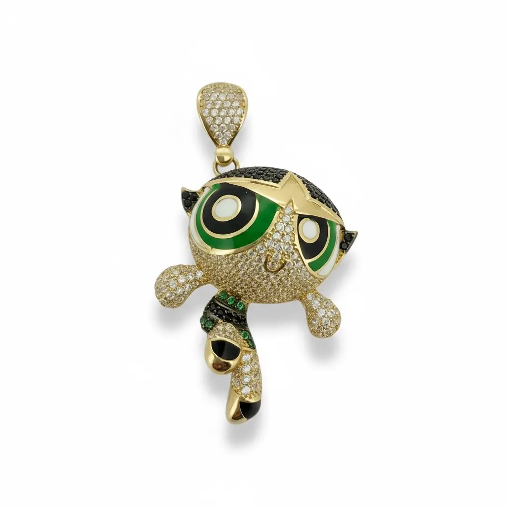 10k Powerpuff girl Pendant