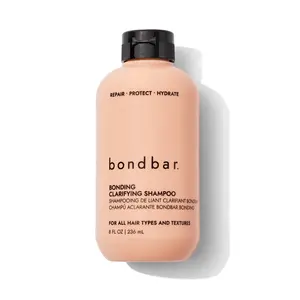 Bondbar Clarifying Shampoo, Removes excess oil and scalp build up, Strengthens and repairs hair, Vegan, Paraben Free, 8 Fl Oz