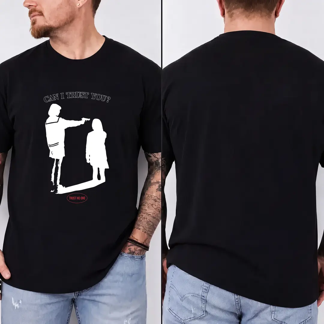 Brainlag Studio "Can I Trust You?" Original Design Memes T-shirt