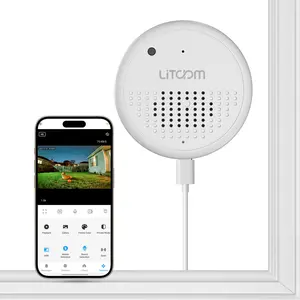 Litokam 3MP 2K Window Camera, 5G&2.4GHz WiFi Indoor Cameras for Home Security with Al FULL-Color Night Vision,Person & Motion & Cry & Vehicle Detection,24/7 Recording,Easy & Quick Install,Supports WiFi6, Alexa & Google Assistant,Monitoring,Card Device
