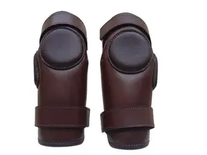 Polo/Horse Riding Knee Guards 100% Real Leather For Ladies & Kids