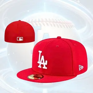 New Era 9FIFTY MLB LA Dodgers Fitted Hat – MLB Baseball Cap, Flat Brim Streetwear, Premium Unisex, Gorras Para Hombres