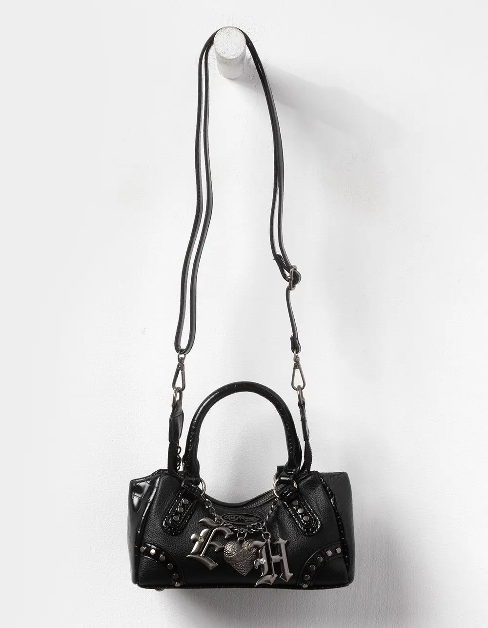 ED HARDY  Womens Satchel Bag, Black