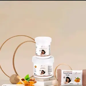 Turmeric Set Skin Repair Body Care - 20x Skin Care Products in Resealable Containers for Comfort and Cosmetics Use Daily Moisturizing Restore Sensitive Radiant Soothing Rubenianturmeric Miniset fast-absorbing moisturizer