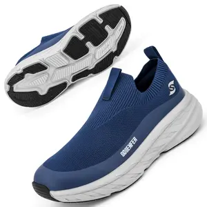 2026 Men's Slip-On Running Shoes - Lightweight Breathable Sneakers for Walking, Jogging & Outdoor Fitness.2026 Men's outdoor walking shoe.Man  shoes.1256