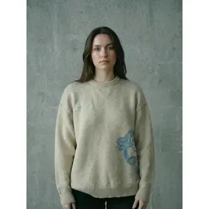 The Tomb is Empty Mohair Sweater BEIGE