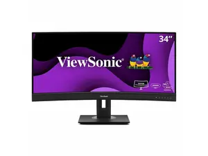 ViewSonic VG3456CA 34" 21:9 4K Ultra WQHD 100Hz USB-C Docking Curved IPS LED Monitor