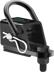 Nilight 2 Inch Rear Trailer Hitch Receiver Kit for ATV UTV Rear Bumper Tow Hook Black Hitch Cover Kit Outdoor Fishing Equipment Fishing Stuff Fishing Bundle